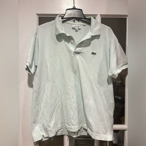 Lacoste Men's Mint Green Short-Sleeve Polo